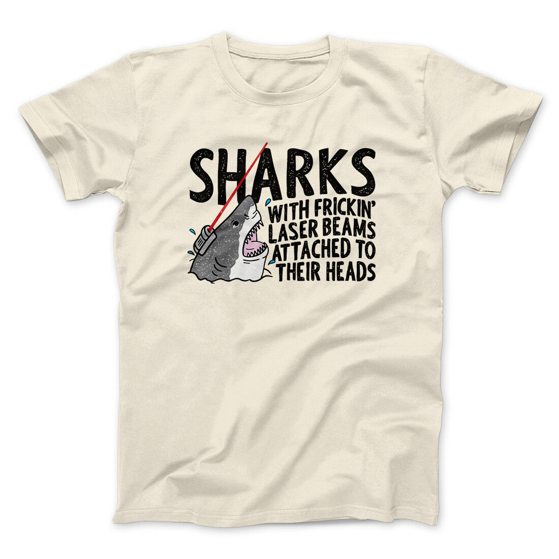 Sharks With Frickin‚Äô Laser Beams Funny Movie Men/Unisex T-Shirt