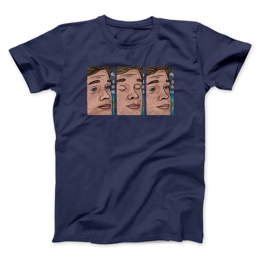 Blinking Guy Meme Funny Men/Unisex T-Shirt