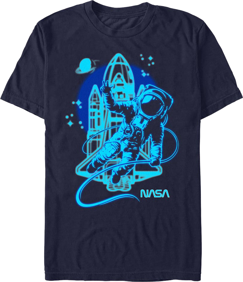 Neon Astronaut NASA T-Shirt