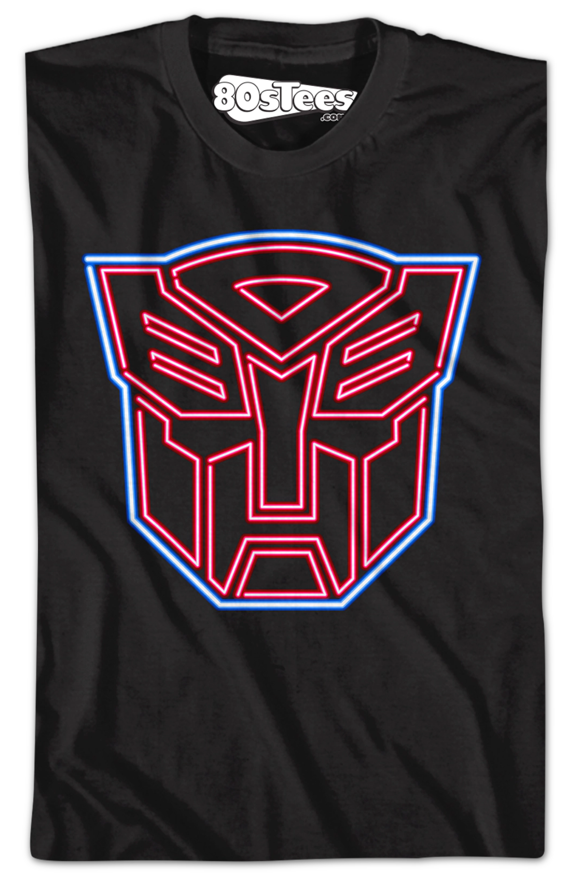 Neon Autobots Logo Transformers T-Shirt