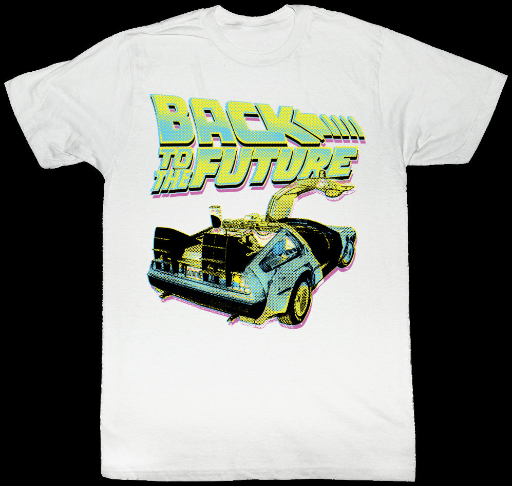 Neon Back To The Future T-Shirt