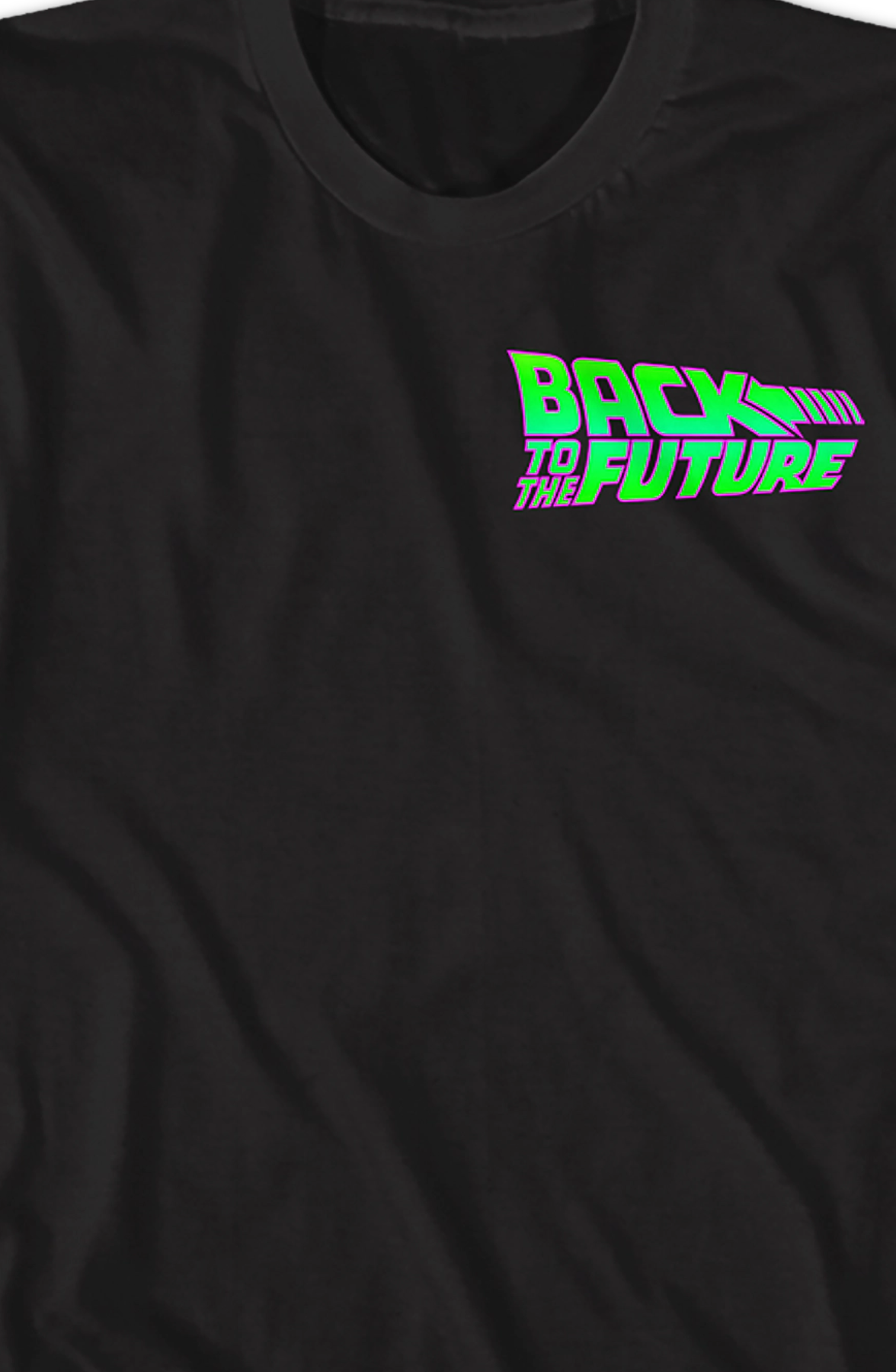 Neon Logo Back To The Future T-Shirt