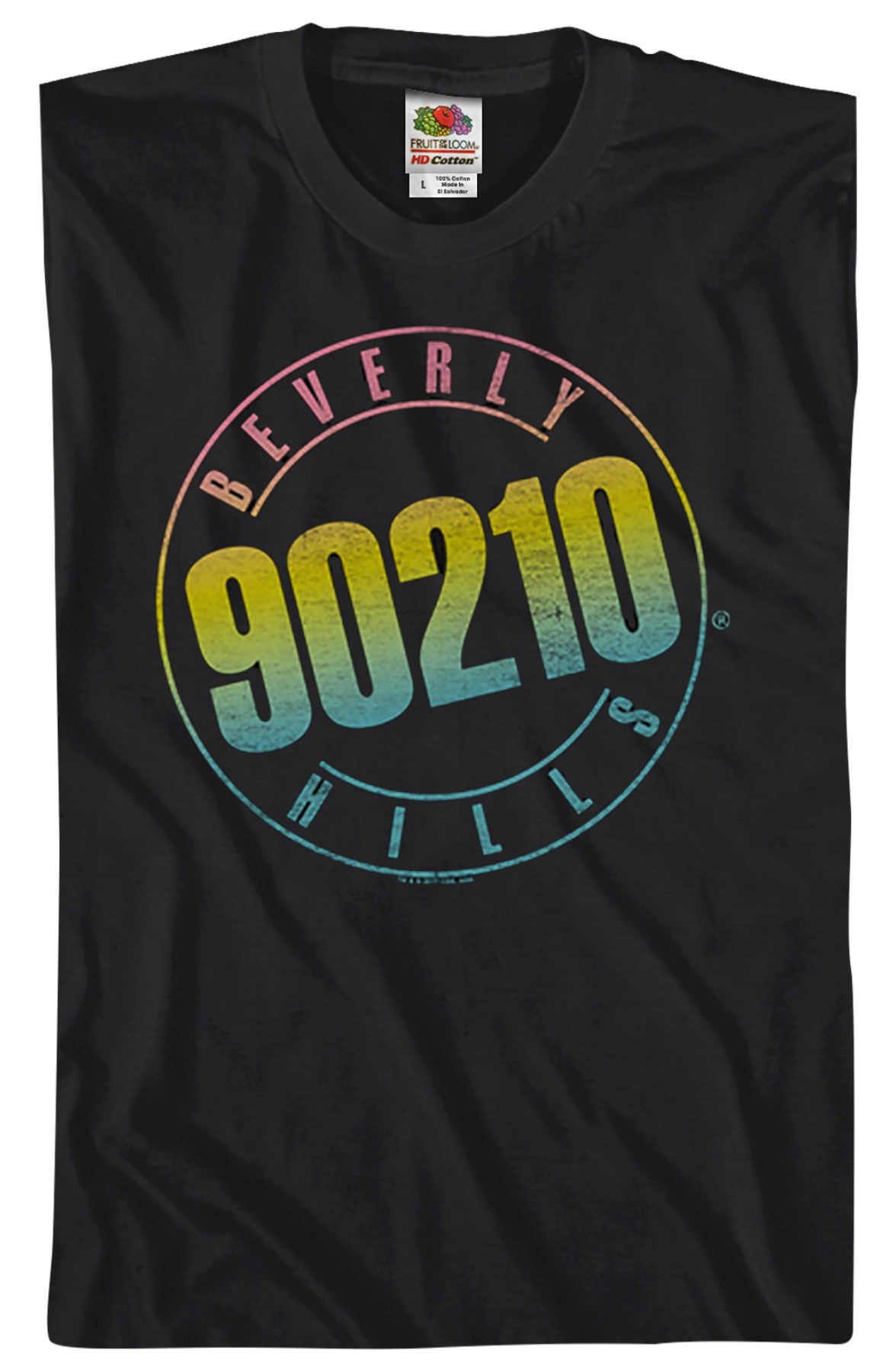 Neon Logo Beverly Hills 90210 T-Shirt