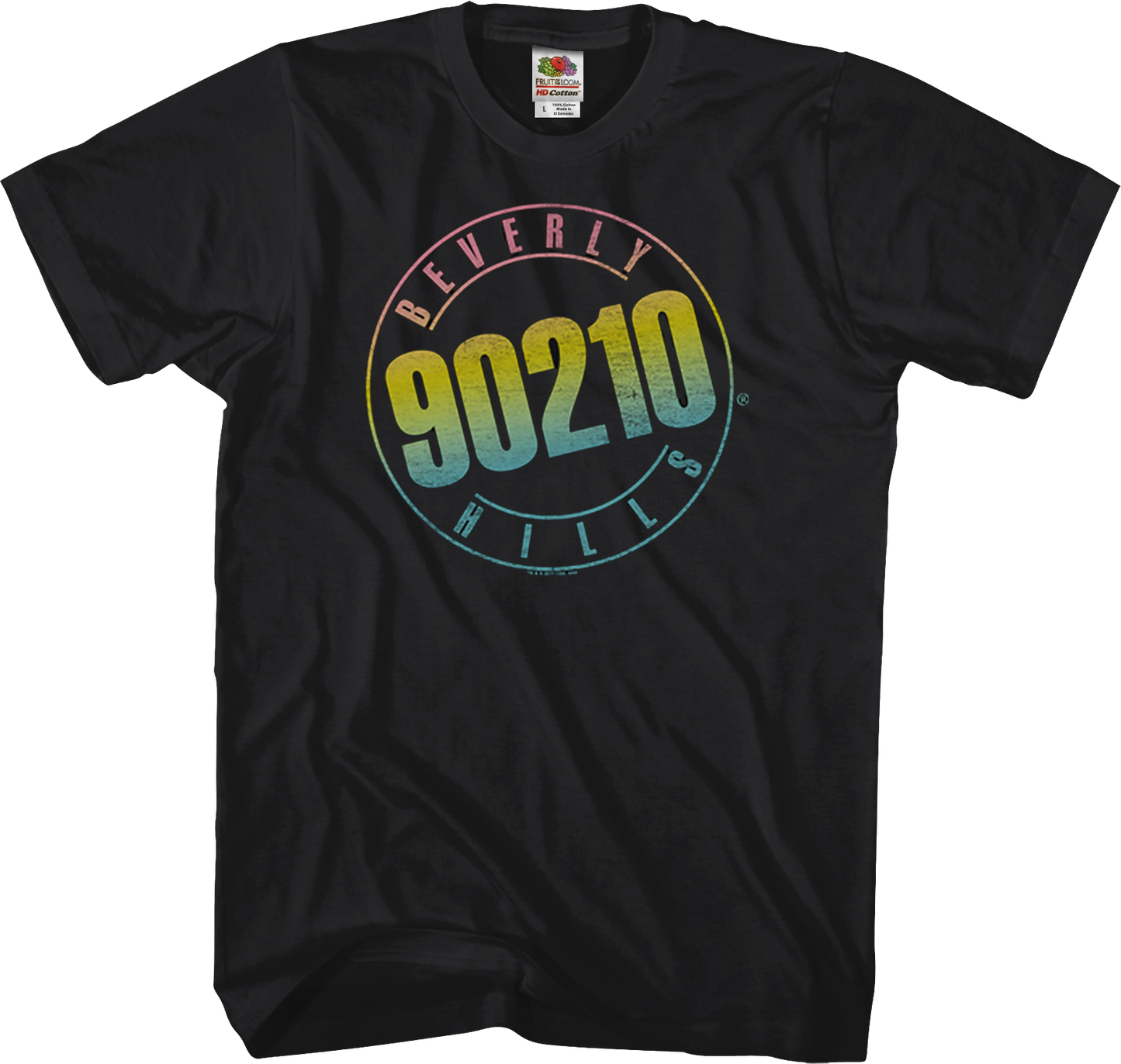 Neon Logo Beverly Hills 90210 T-Shirt