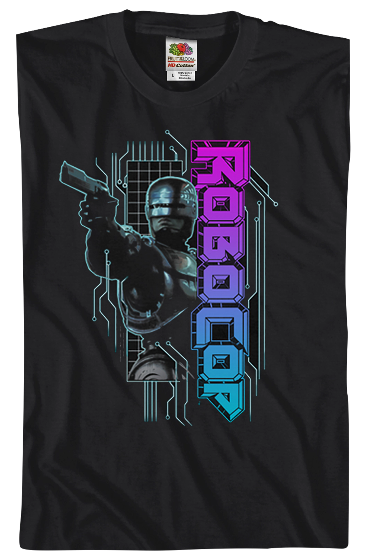 Neon Logo Robocop T-Shirt