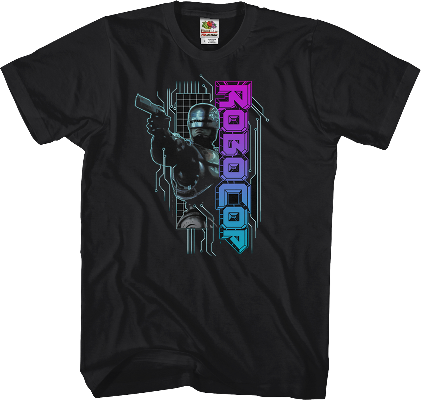 Neon Logo Robocop T-Shirt