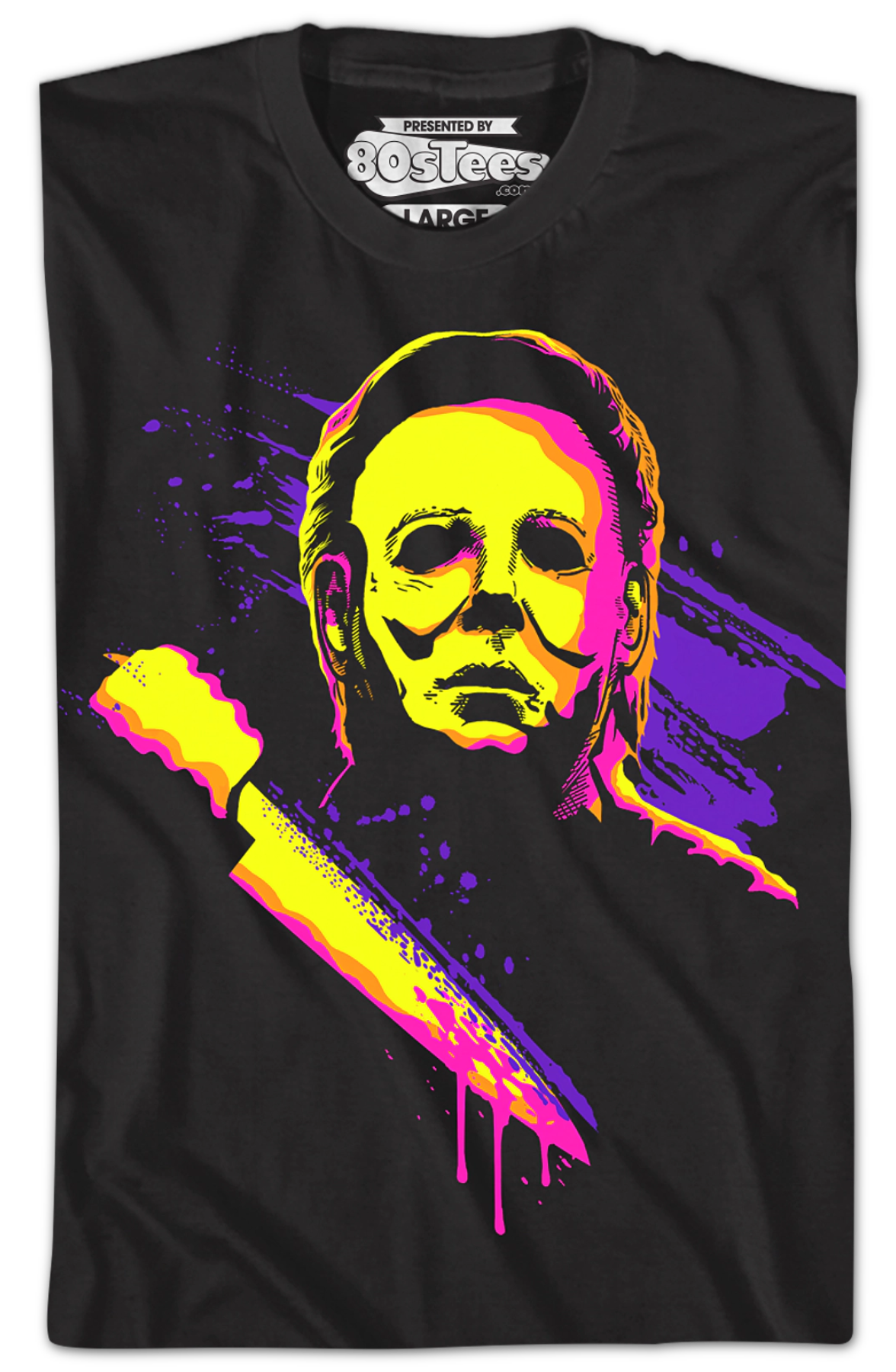 Neon Michael Myers Halloween T-Shirt