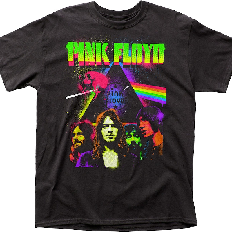 Neon Paint Pink Floyd T-Shirt