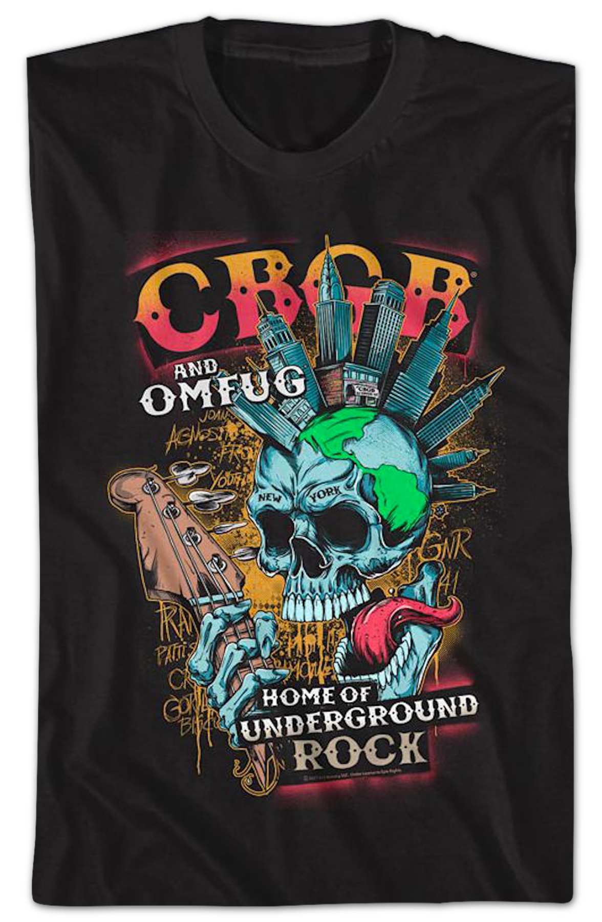 New York Skull CBGB T-Shirt