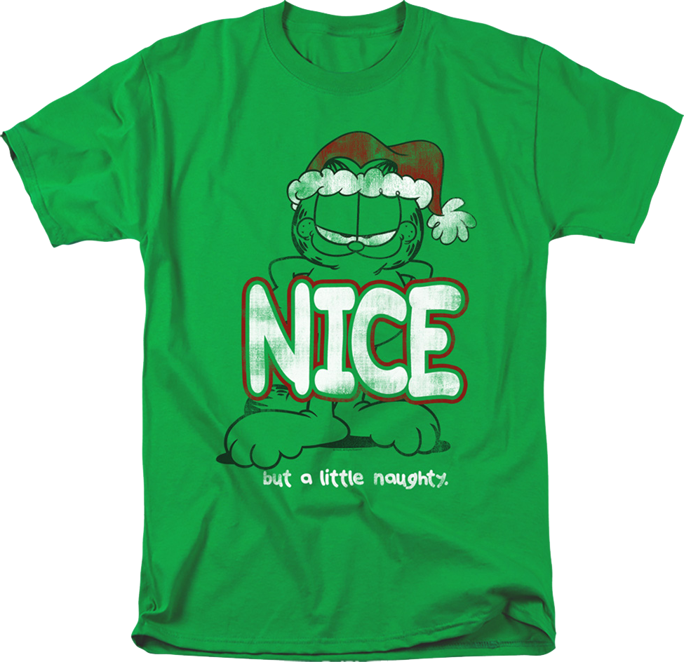 Nice But A Little Naughty Garfield T-Shirt Style001