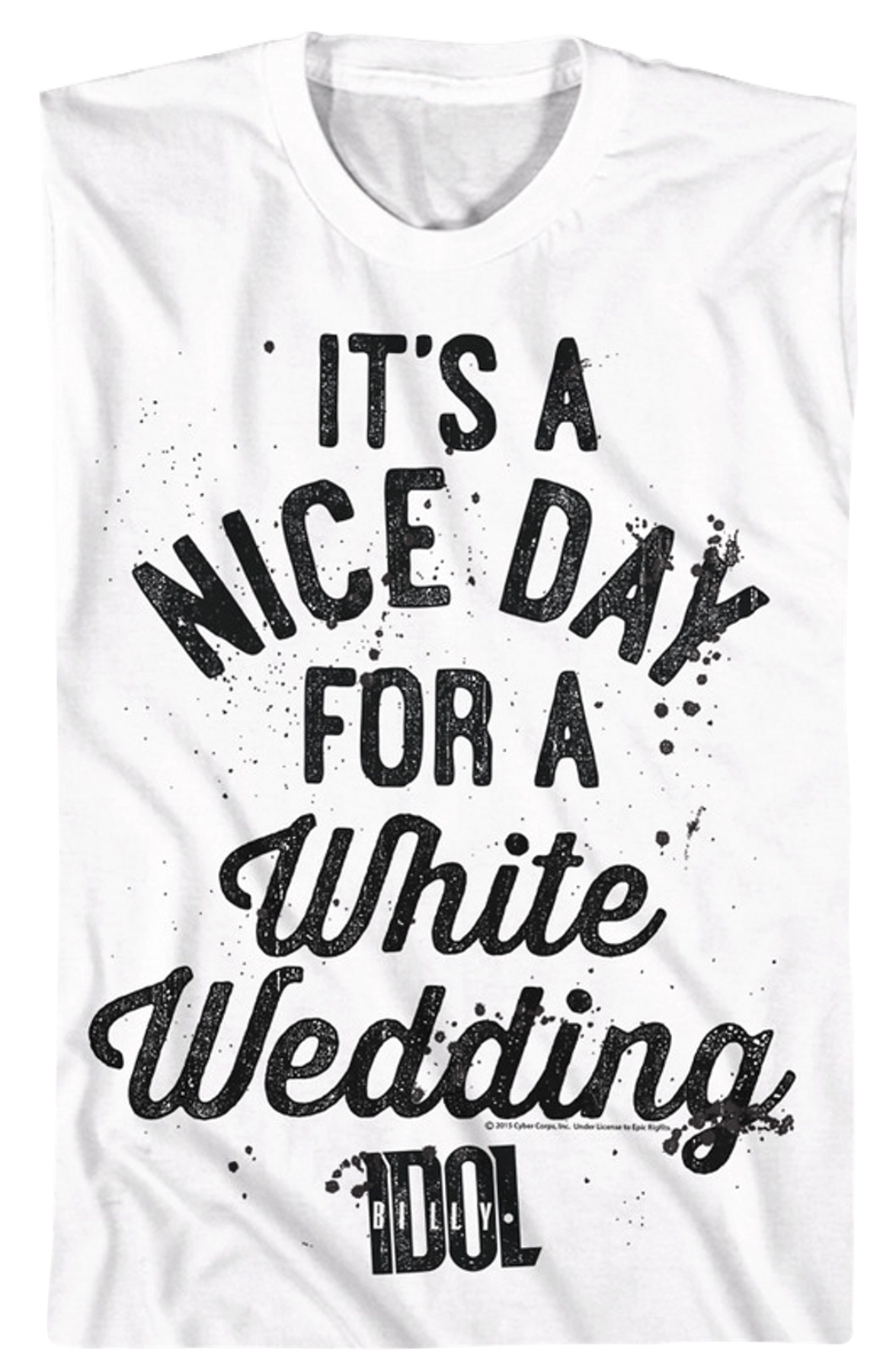 Nice Day For A White Wedding Billy Idol T-Shirt