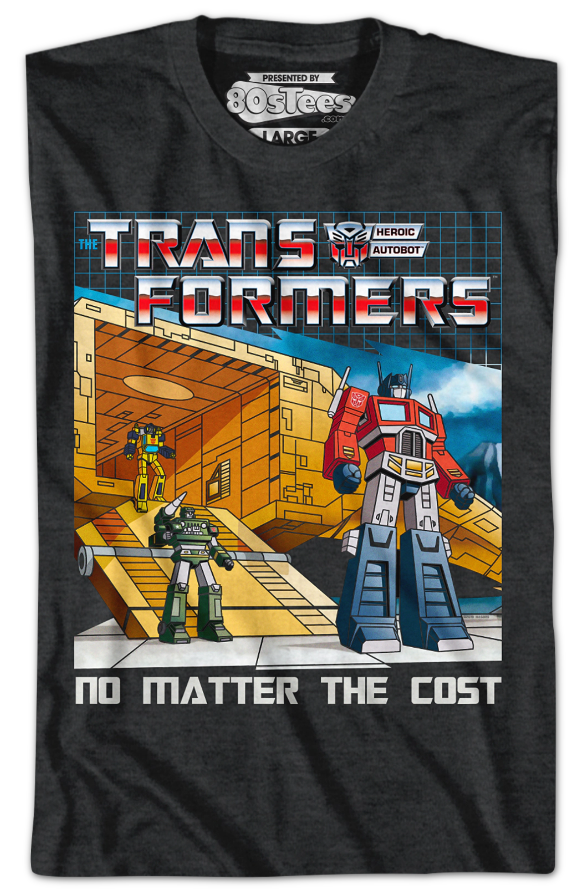 No Matter The Cost Black Heather Transformers T-Shirt