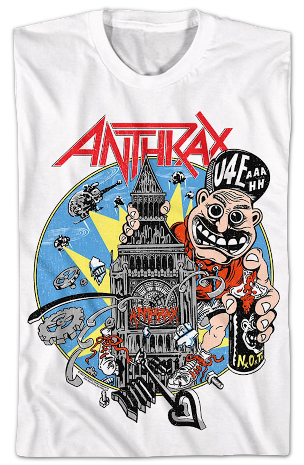 Not Man Graffiti Anthrax T-Shirt