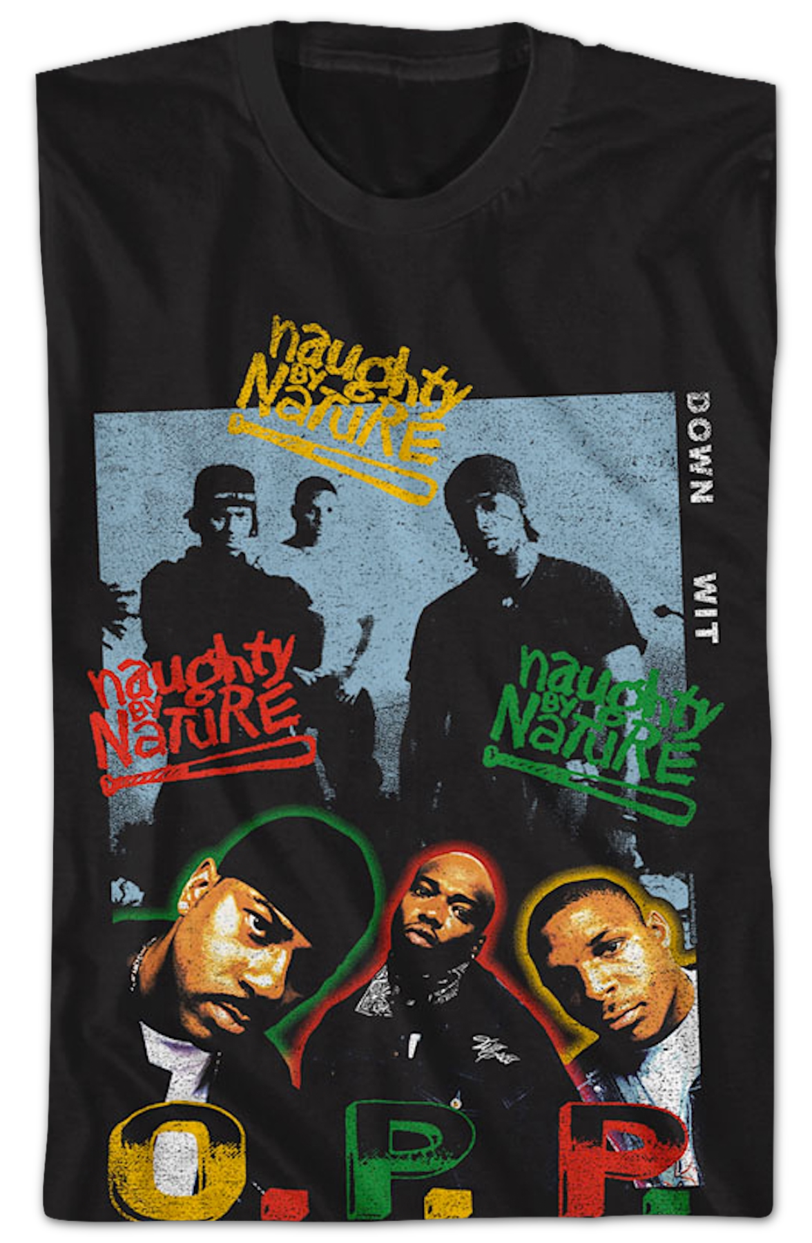O.P.P. Collage Naughty By Nature T-Shirt