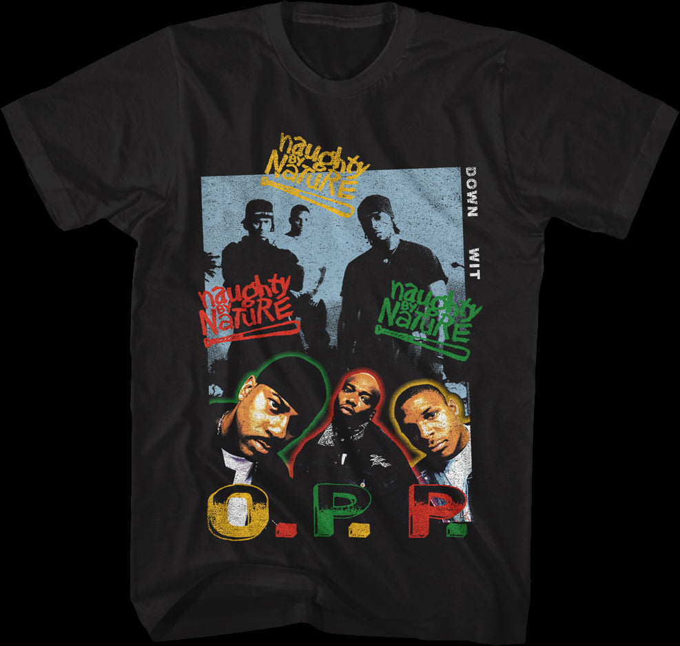 O.P.P. Collage Naughty By Nature T-Shirt