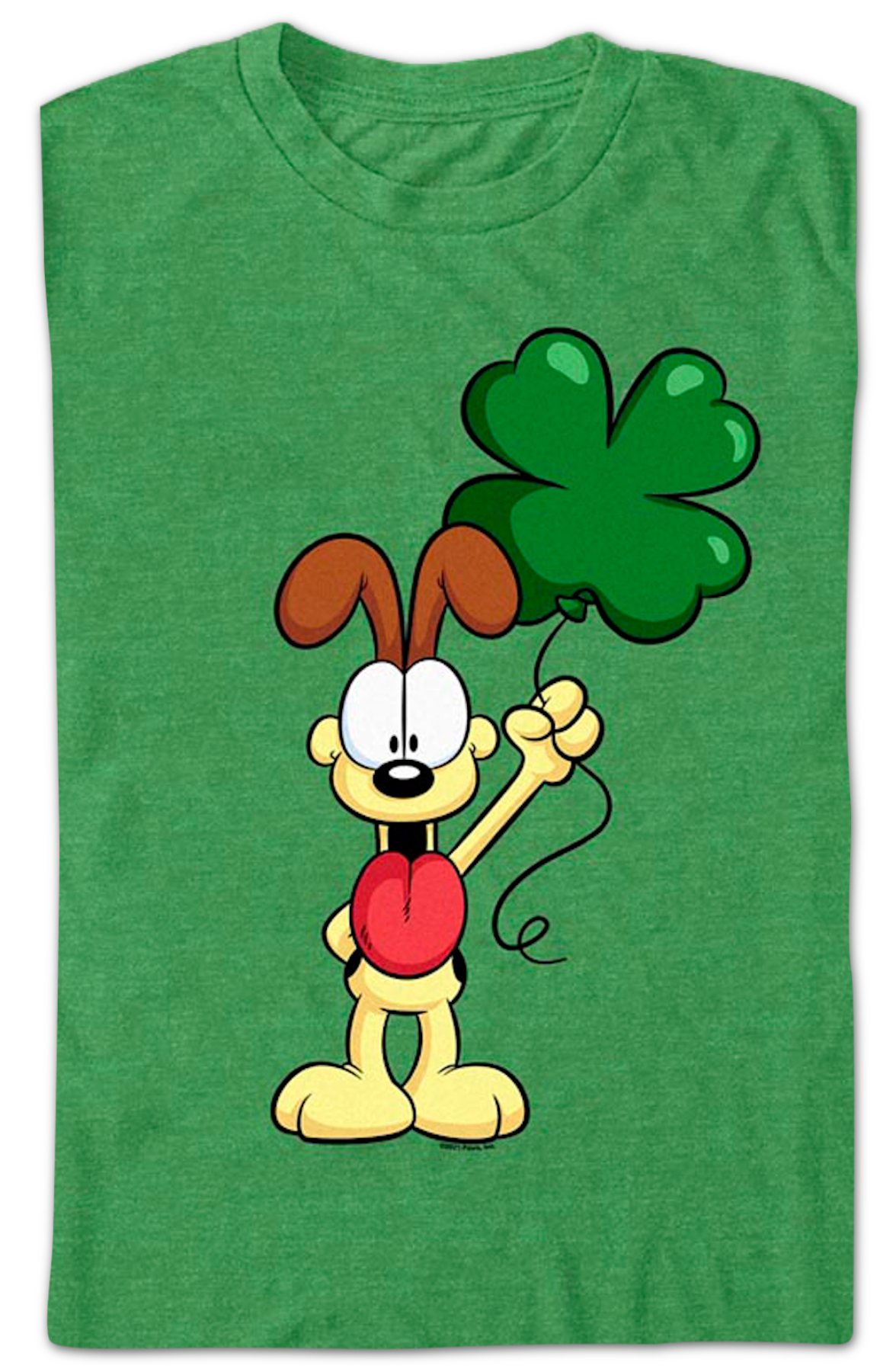 Odie's Shamrock Balloon Garfield T-Shirt