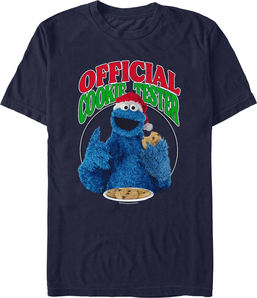 Official Cookie Tester Sesame Street T-Shirt