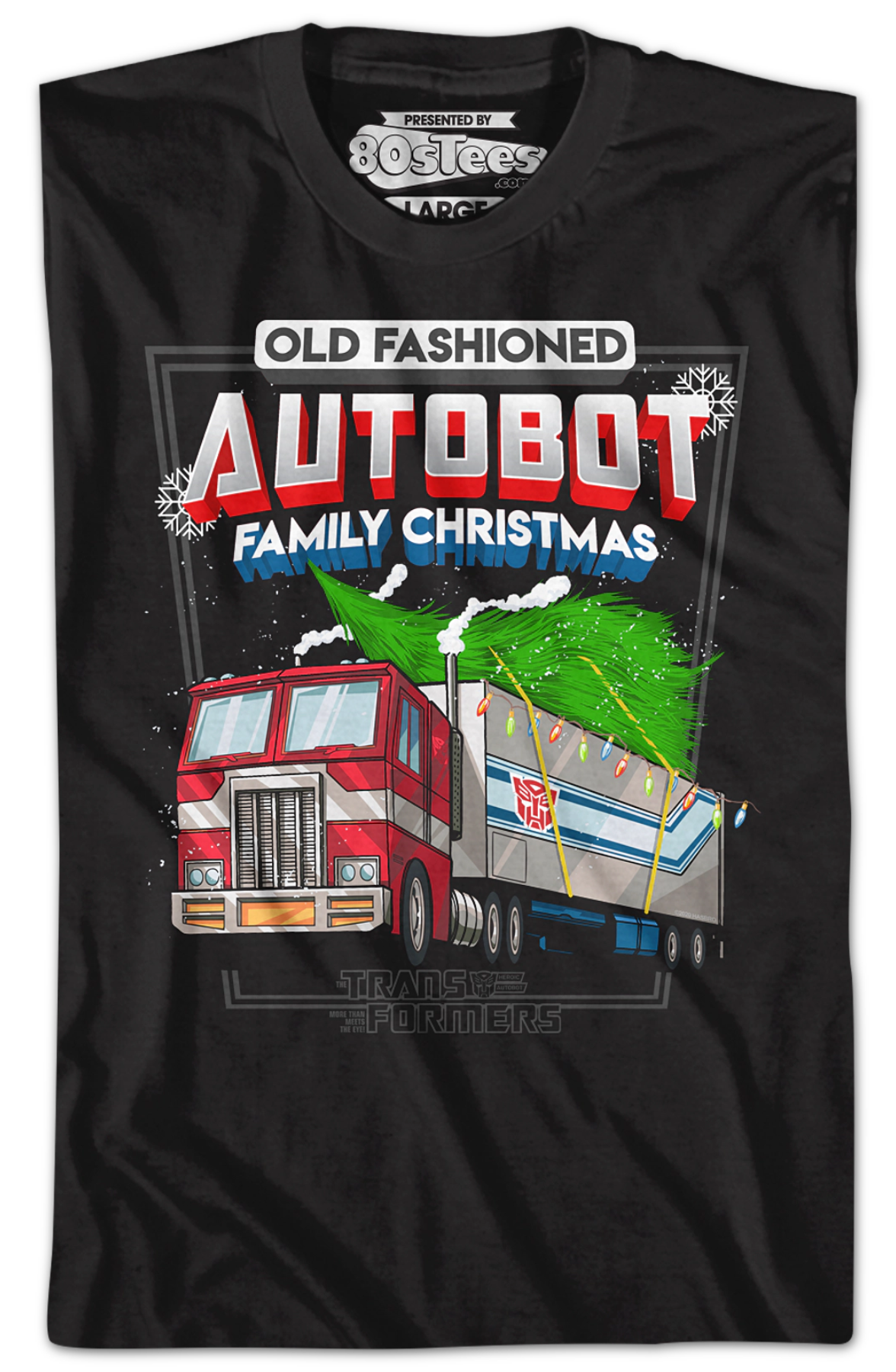 Old Fashioned Autobot Family Christmas Transformers T-Shirt