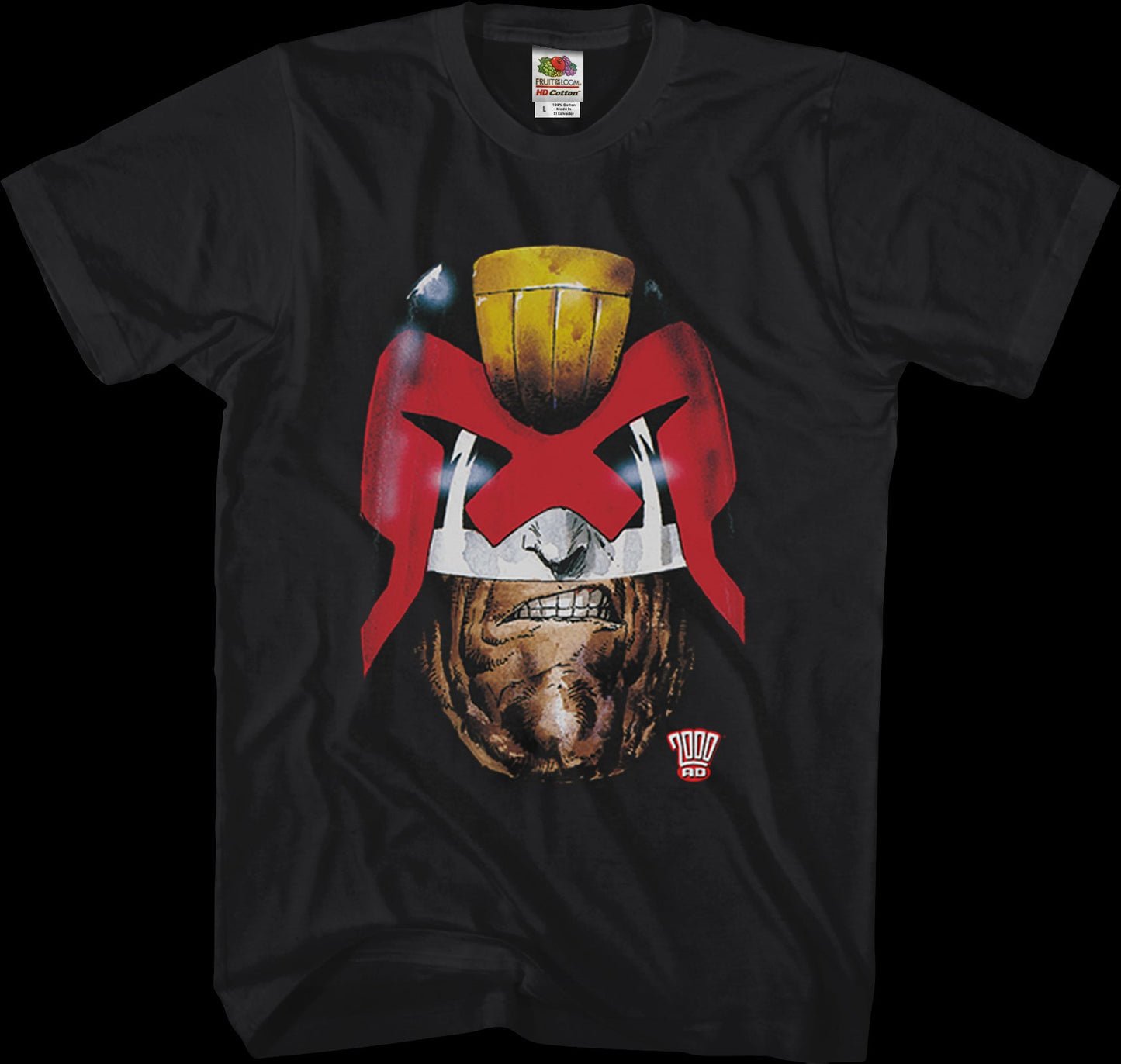 Old Stony Face Judge Dredd T-Shirt