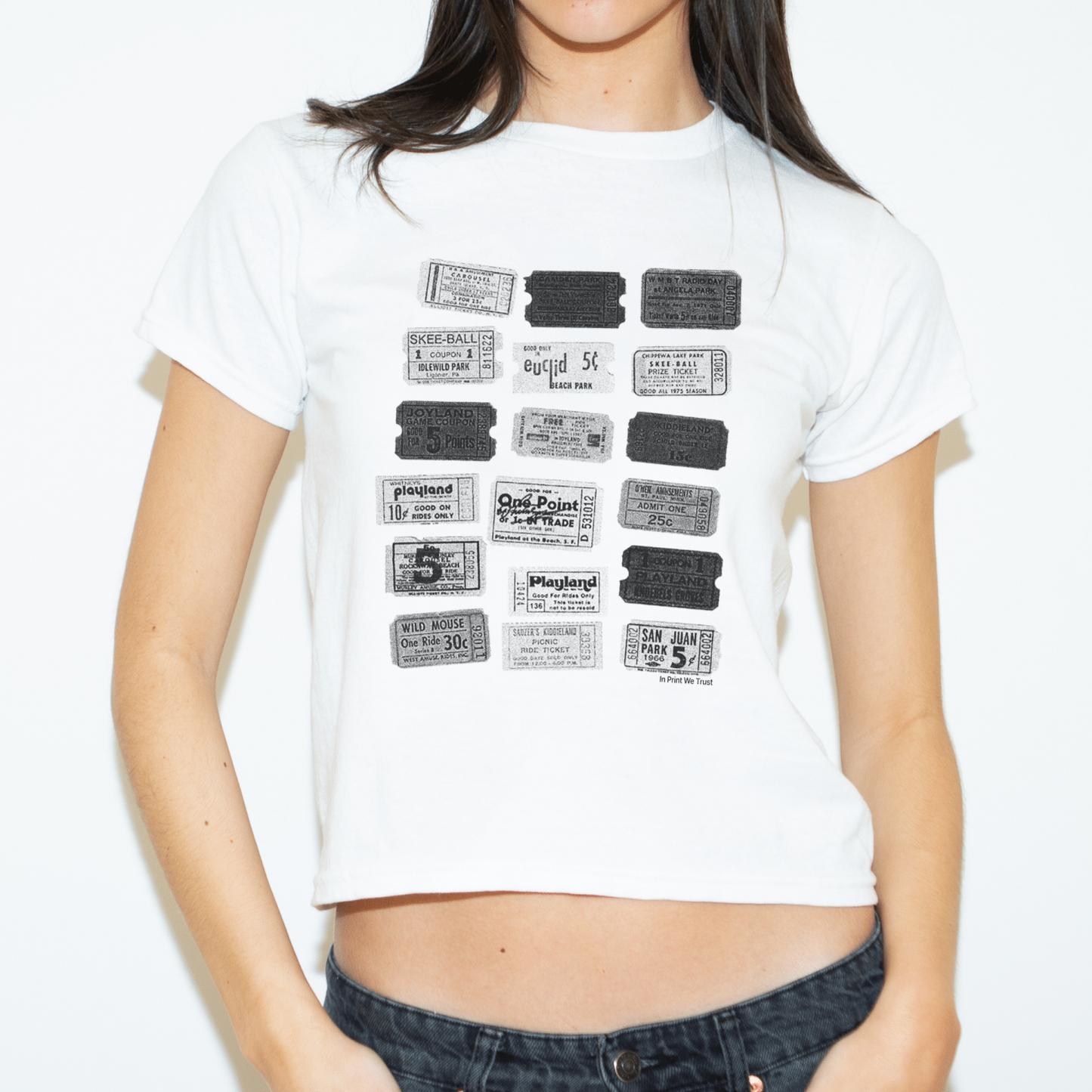 one-way ticket baby tee