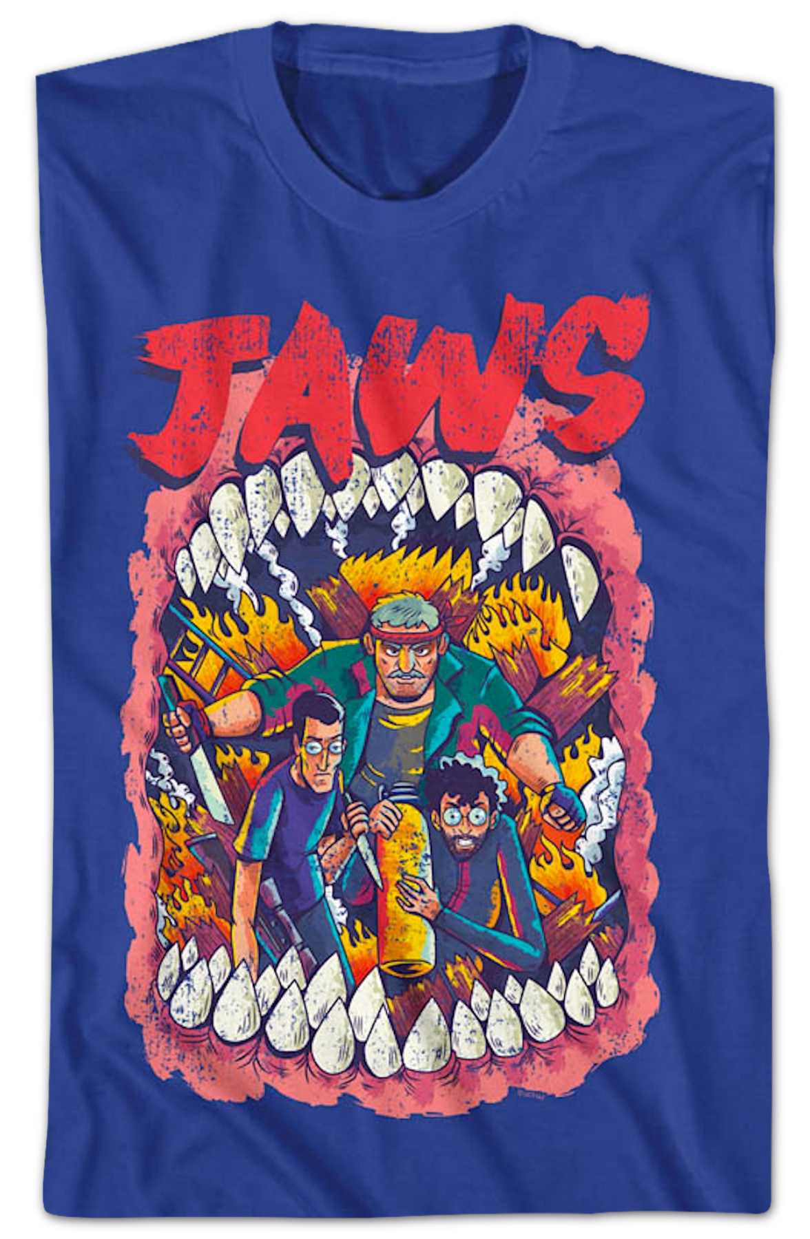 Open Mouth Illustration Jaws T-Shirt