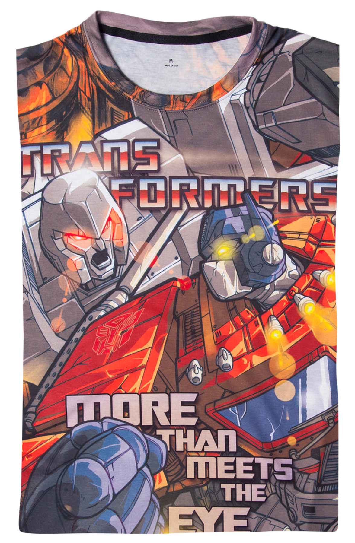 Optimus Prime vs Megatron Sublimation Shirt
