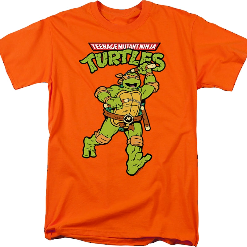Orange Michelangelo Teenage Mutant Ninja Turtles T-Shirt