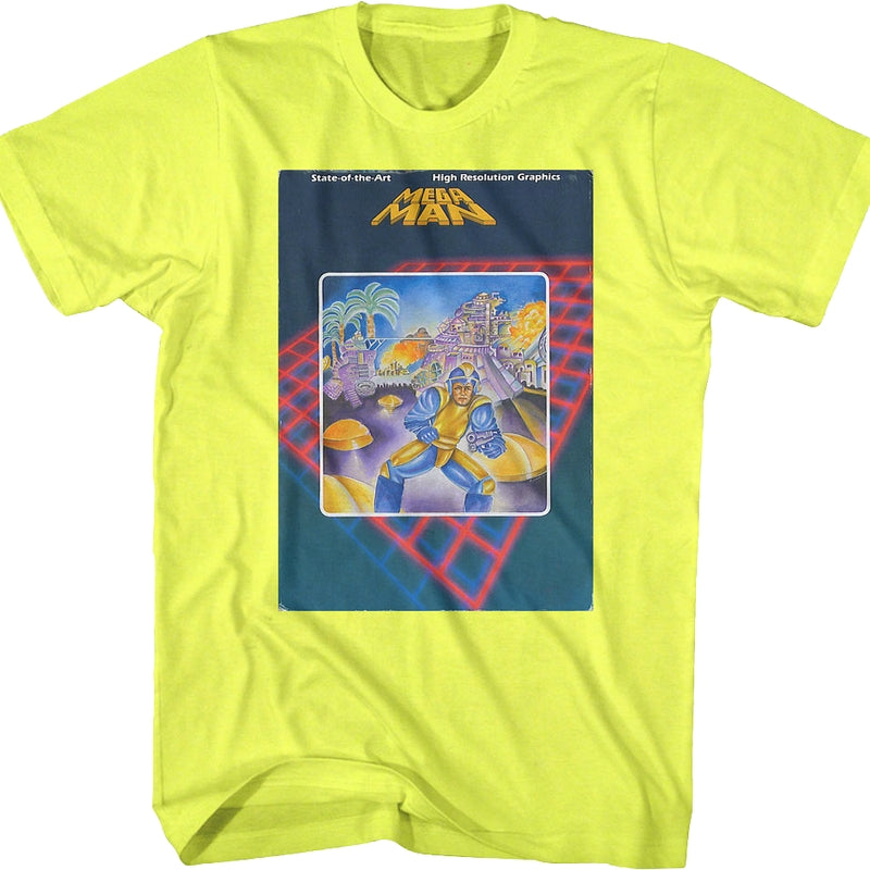 Neon Original Artwork Mega Man T-Shirt
