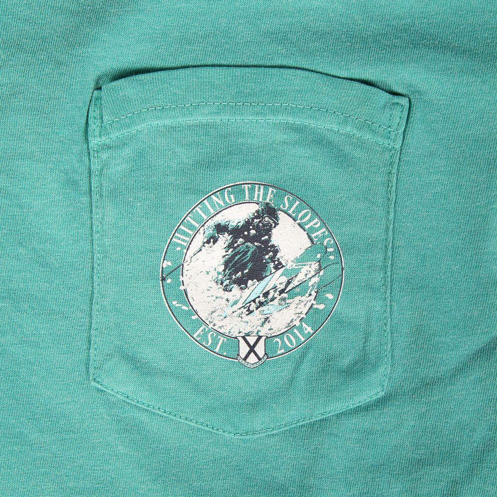 Hitting the Slopes V10 Pocket Tee