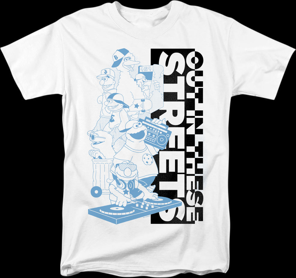 Out In These Streets Sesame Street T-Shirt