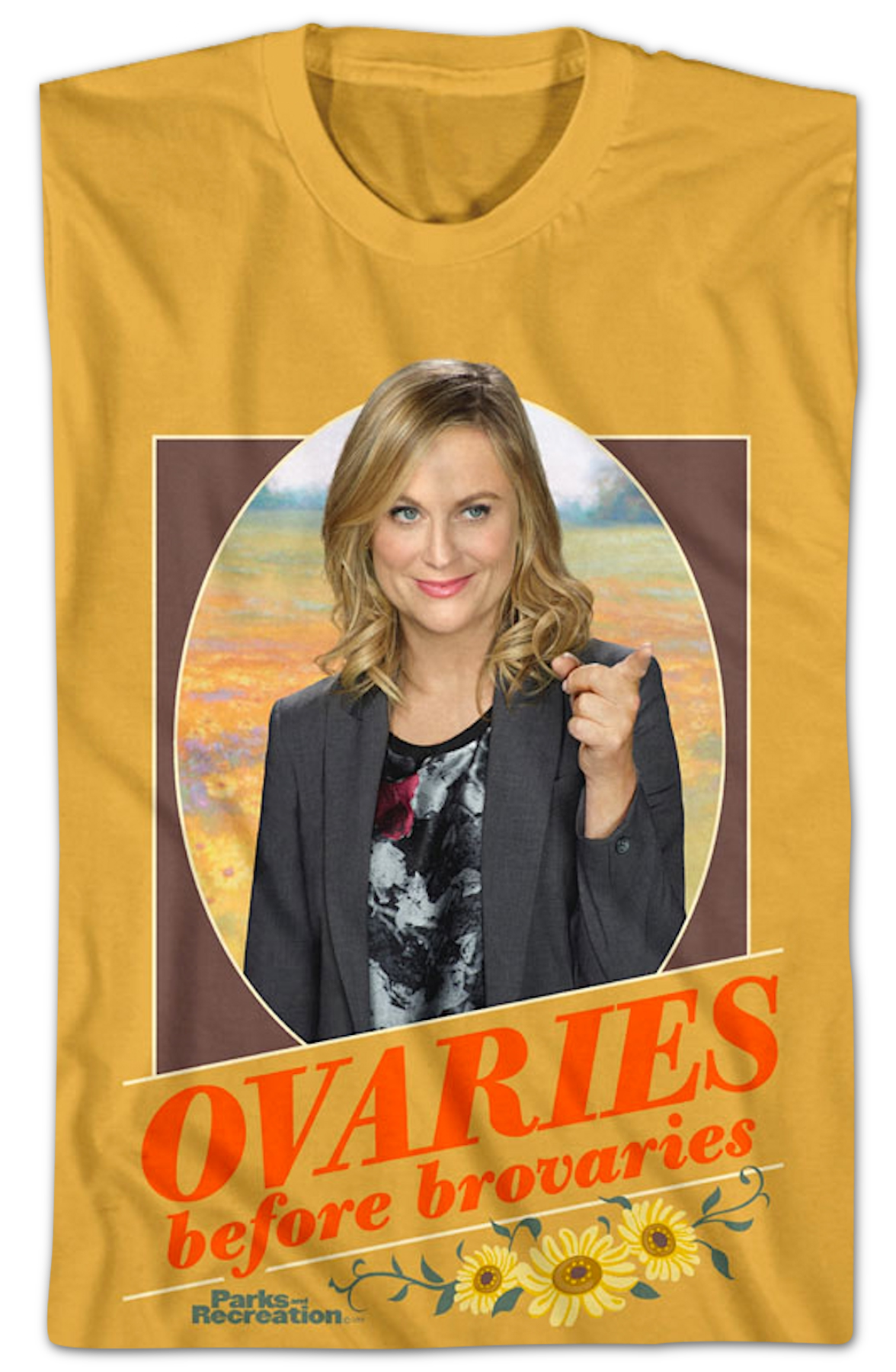 Ovaries Before Brovaries Parks And Recreation T-Shirt
