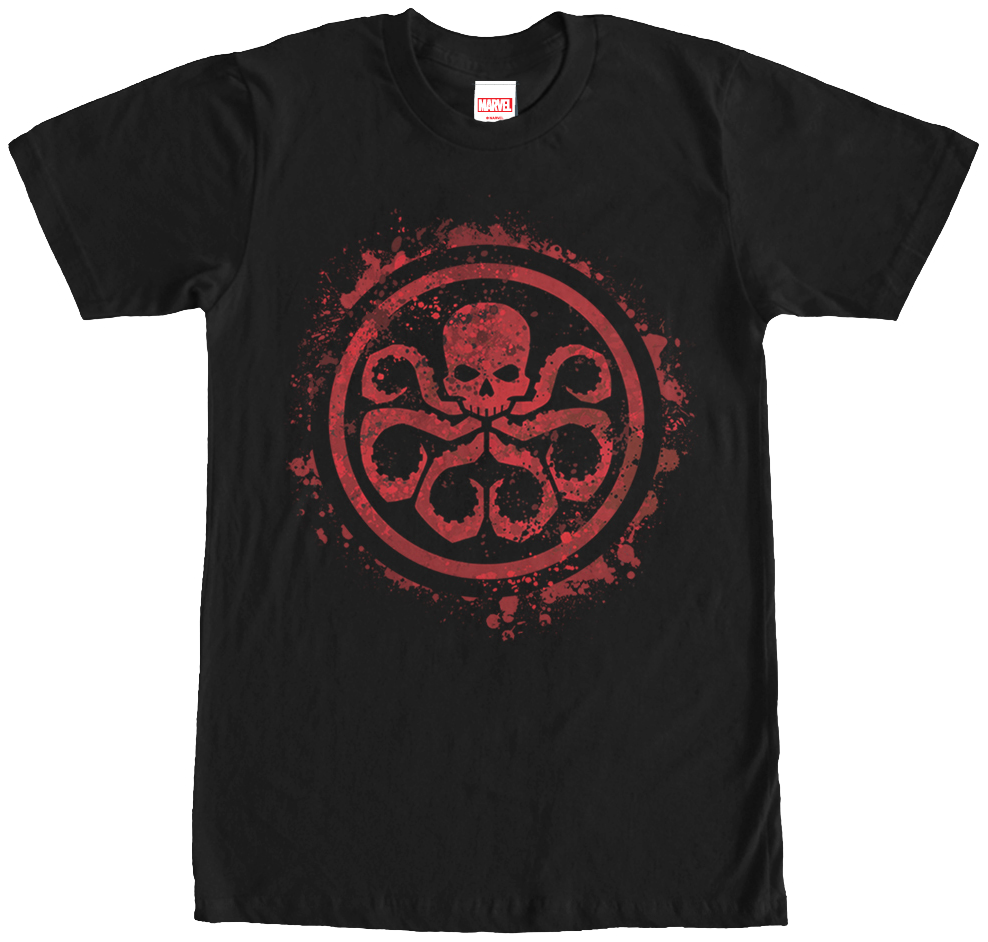 Paint Splatter Hydra Logo T-Shirt