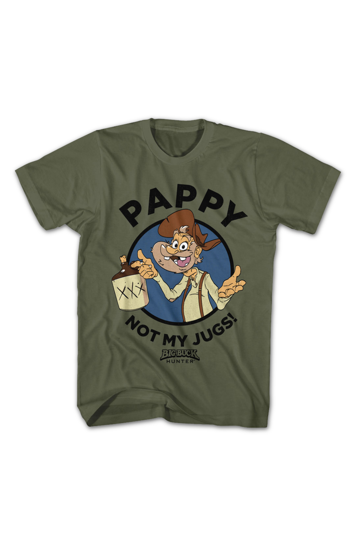 Pappy Not My Jugs Big Buck Hunter T-Shirt