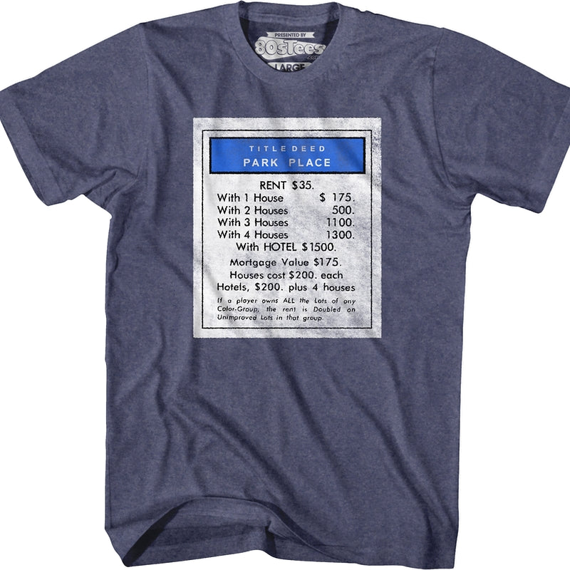 Park Place Monopoly T-Shirt