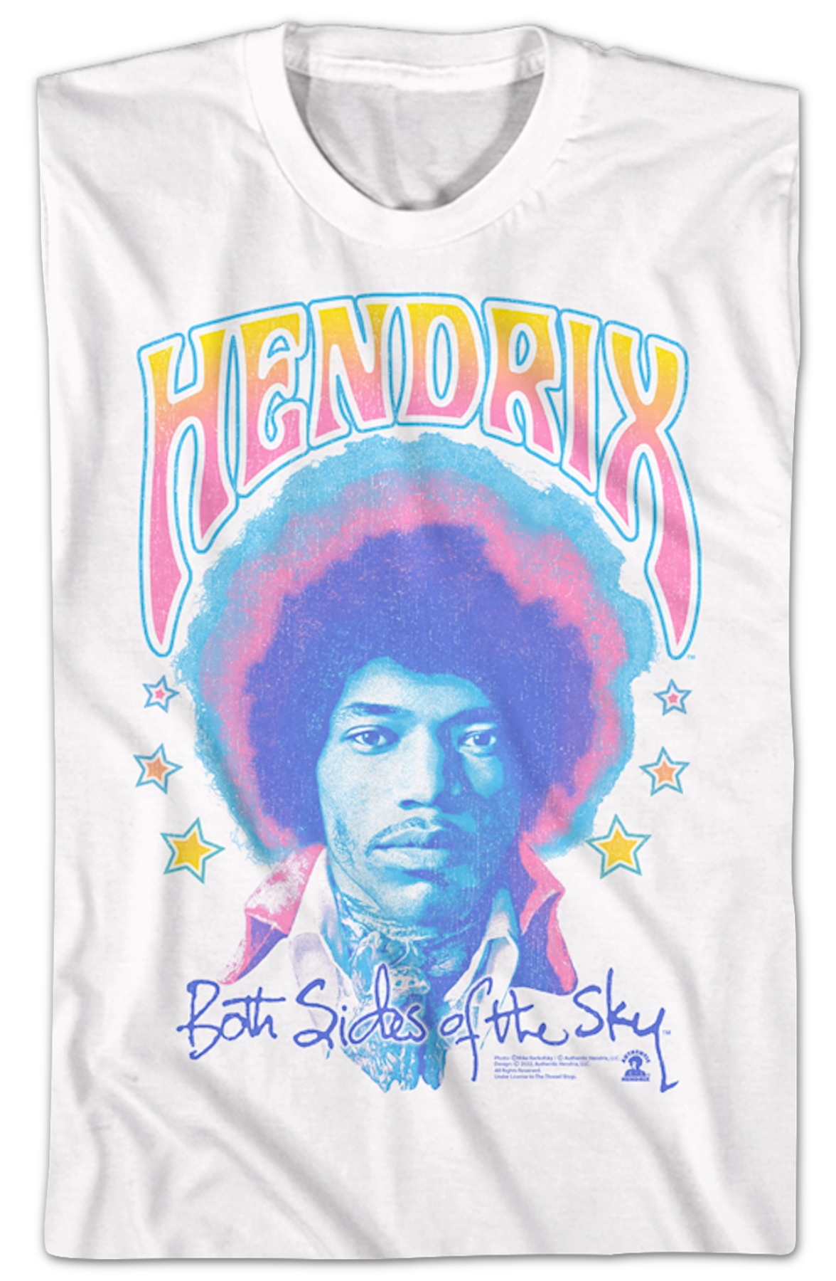 Pastel Both Sides of the Sky Jimi Hendrix T-Shirt