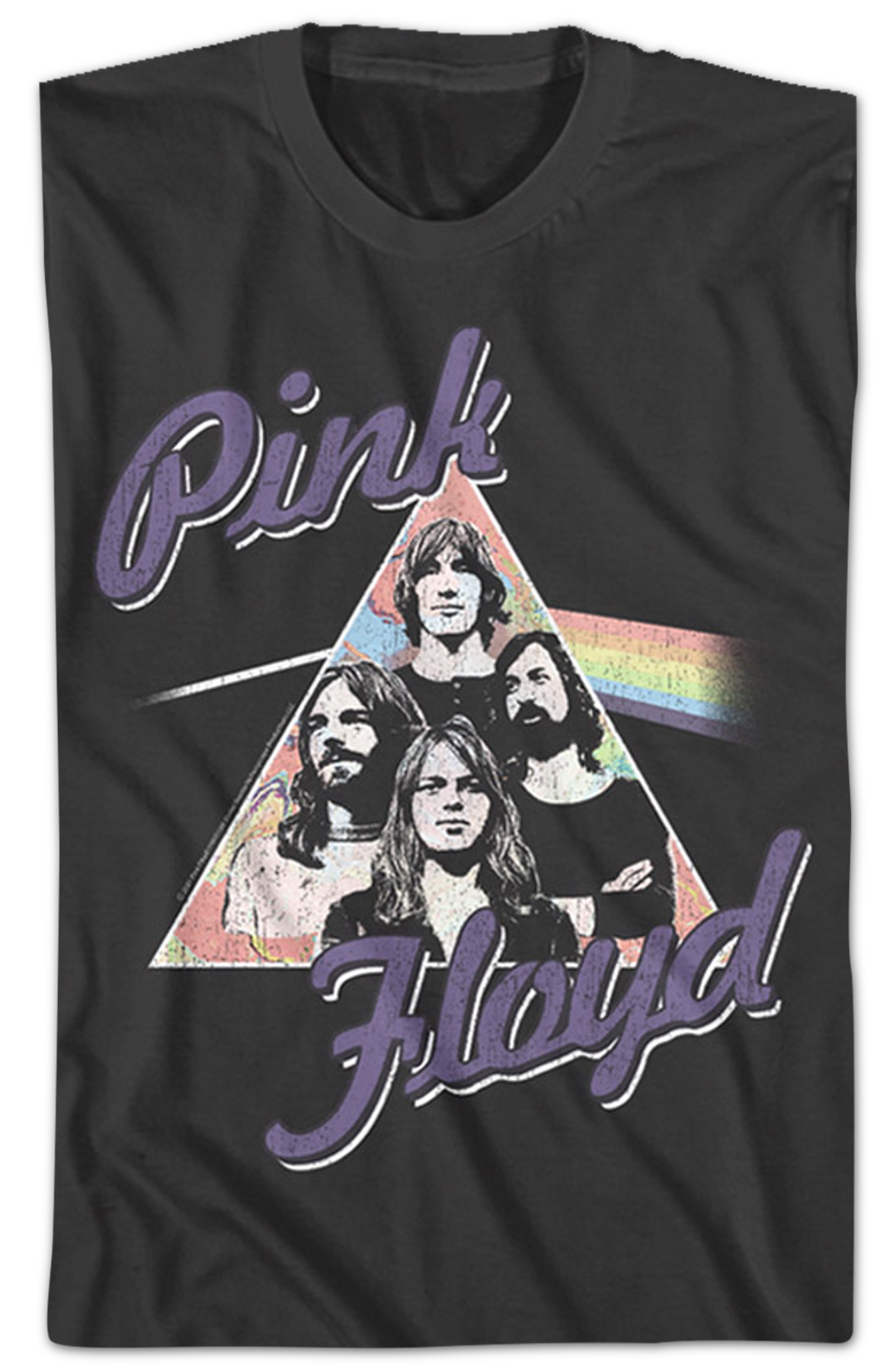 Pastel Prism Pink Floyd T-Shirt
