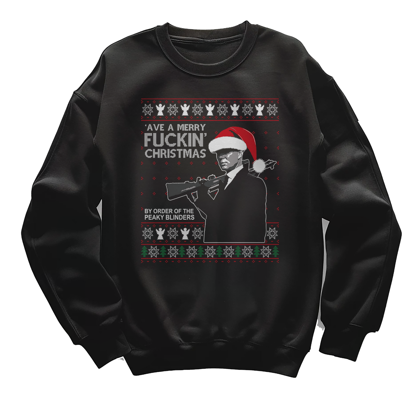 kringle Peaky Blinders Merry F*ckin Christmas Sweatshirt