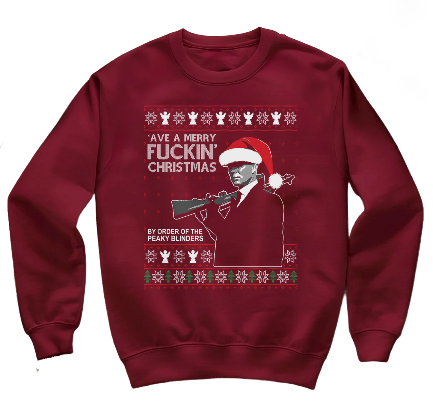 kringle Peaky Blinders Merry F*ckin Christmas Sweatshirt