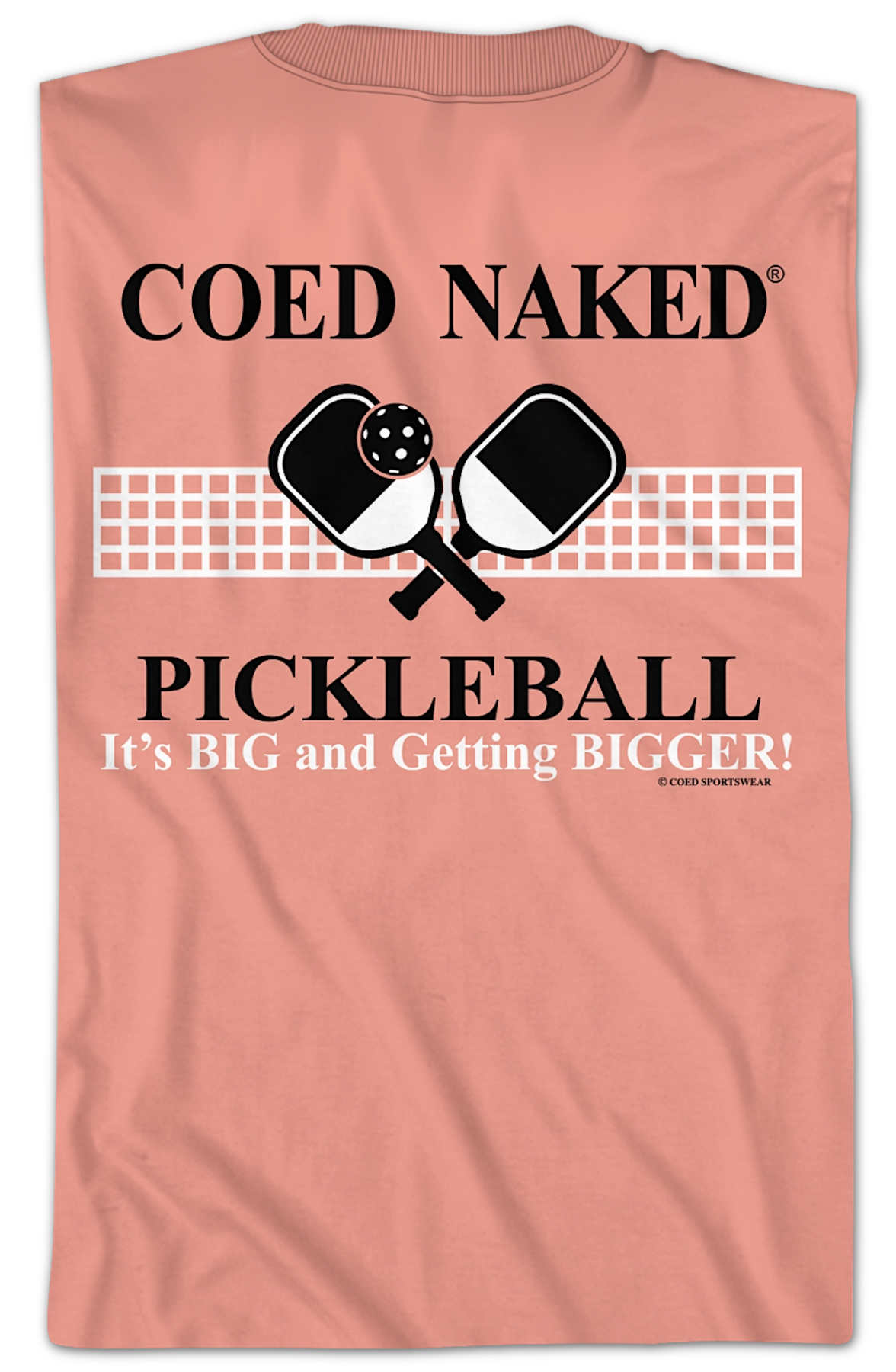 Pickleball Coed Naked T-Shirt
