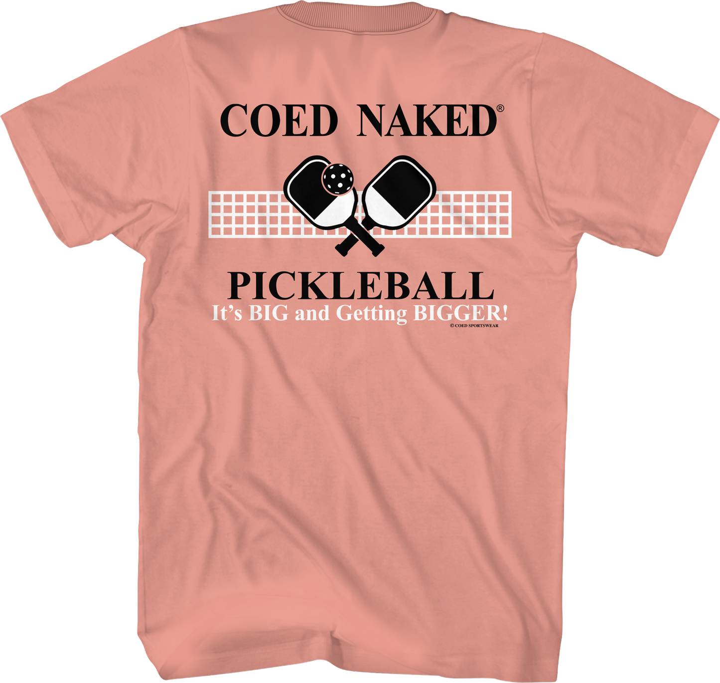 Pickleball Coed Naked T-Shirt