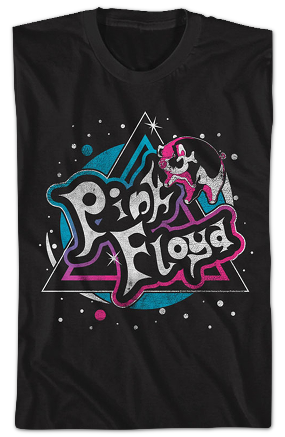 Pig on the Dark Side of the Moon Pink Floyd T-Shirt
