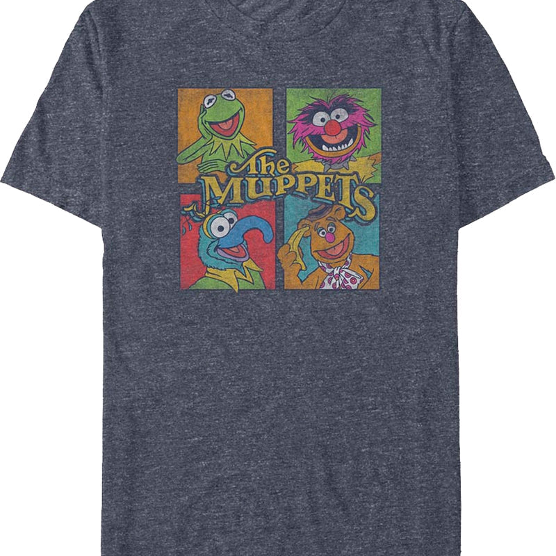 Blue Pop Art Muppets T-Shirt