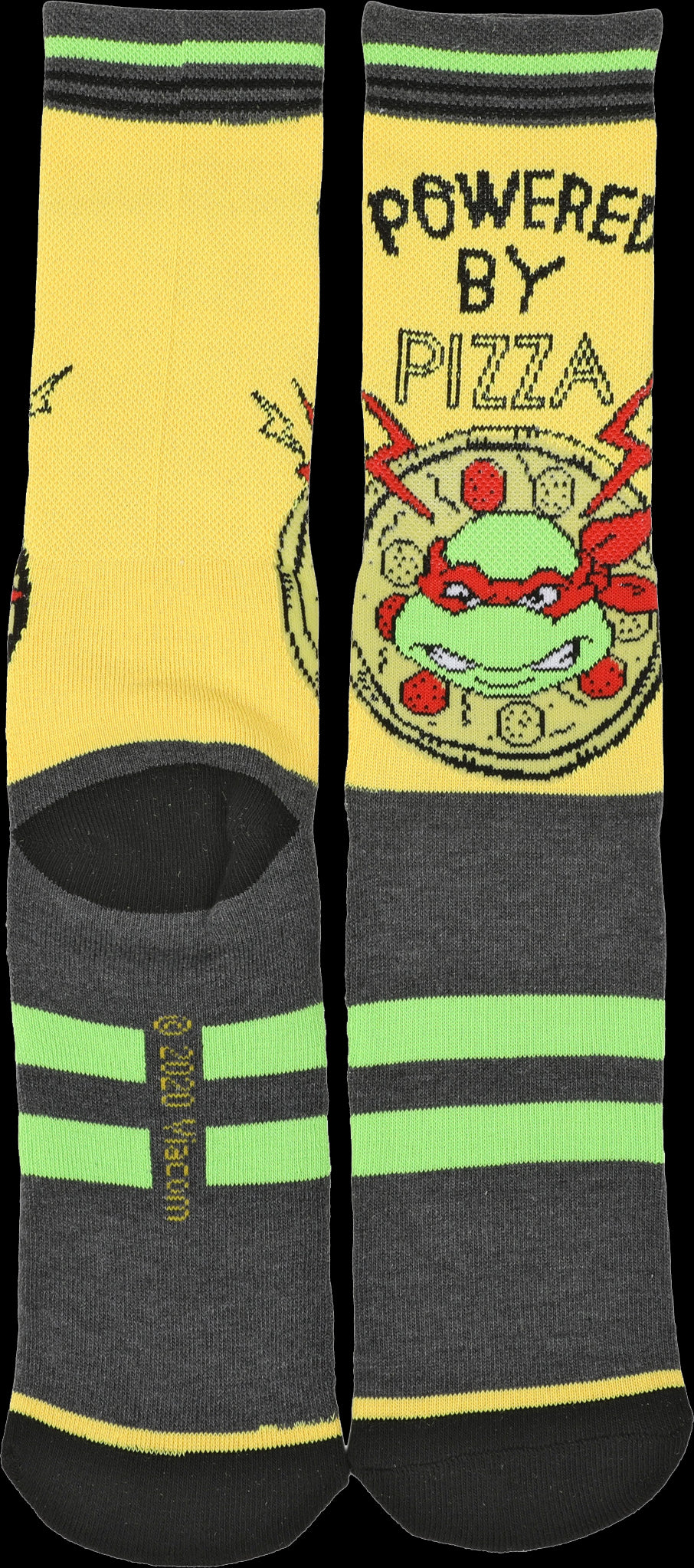 Powered By Pizza Teenage Mutant Ninja Turtles Socks