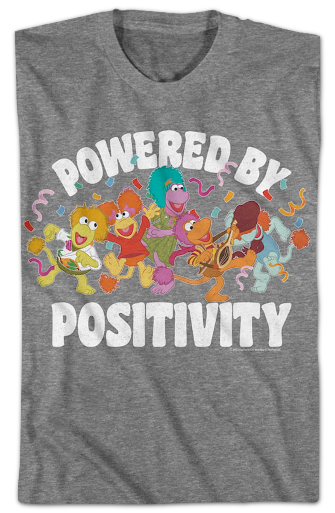 Powered By Positivity Fraggle Rock T-Shirt
