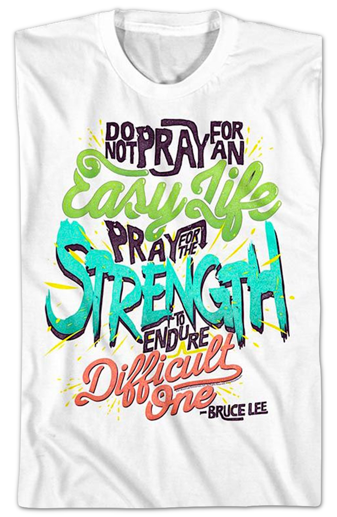 Pray For Strength Bruce Lee T-Shirt