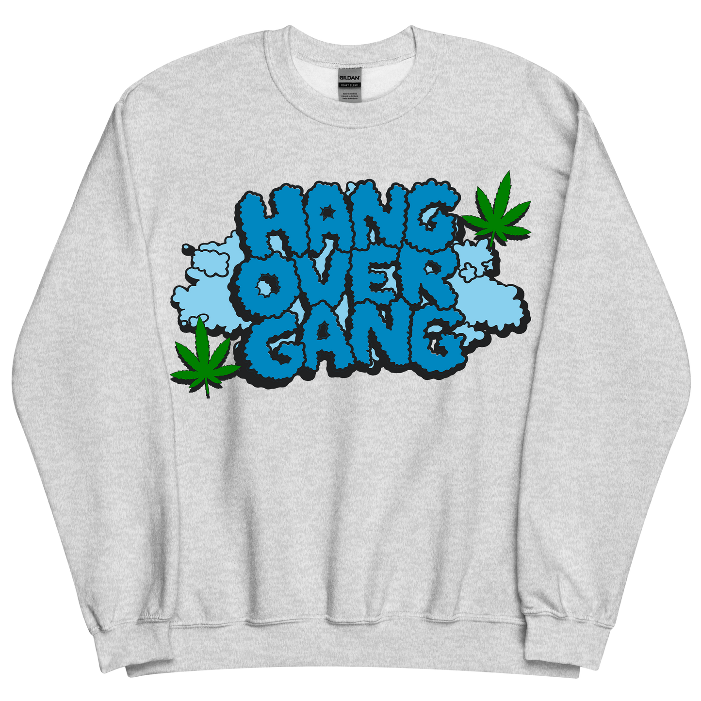 Hang Over Gang Puff Print Sweatshirt