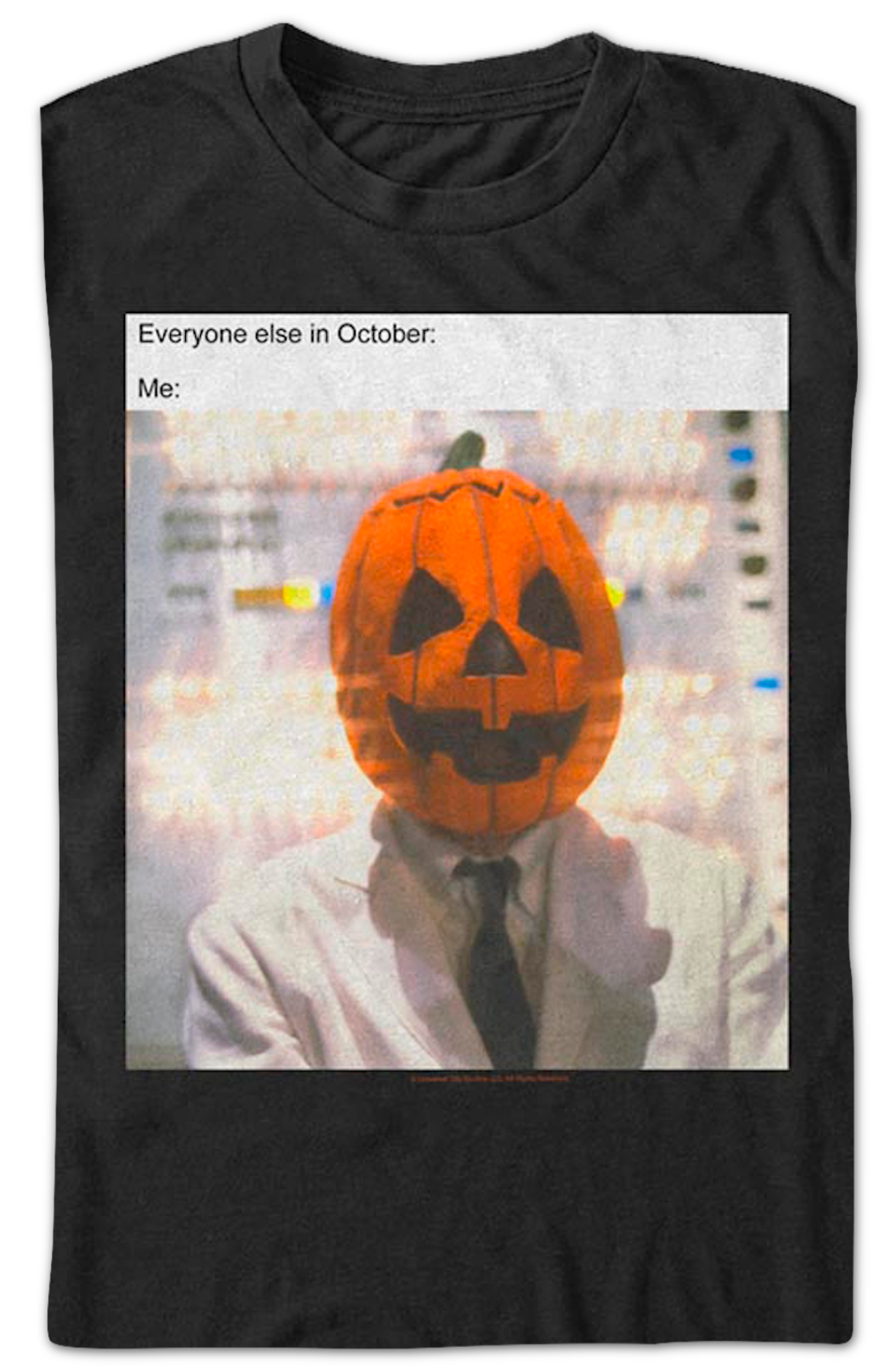 Jack-o'-Lantern Mask Meme Halloween III T-Shirt
