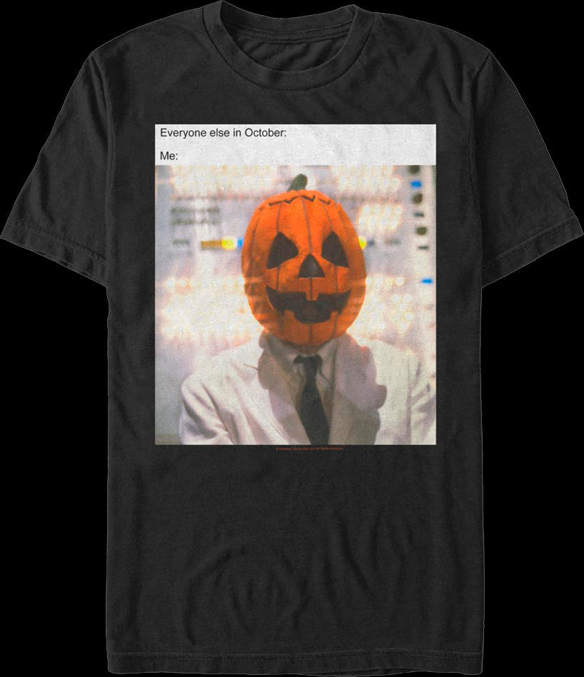 Jack-o'-Lantern Mask Meme Halloween III T-Shirt