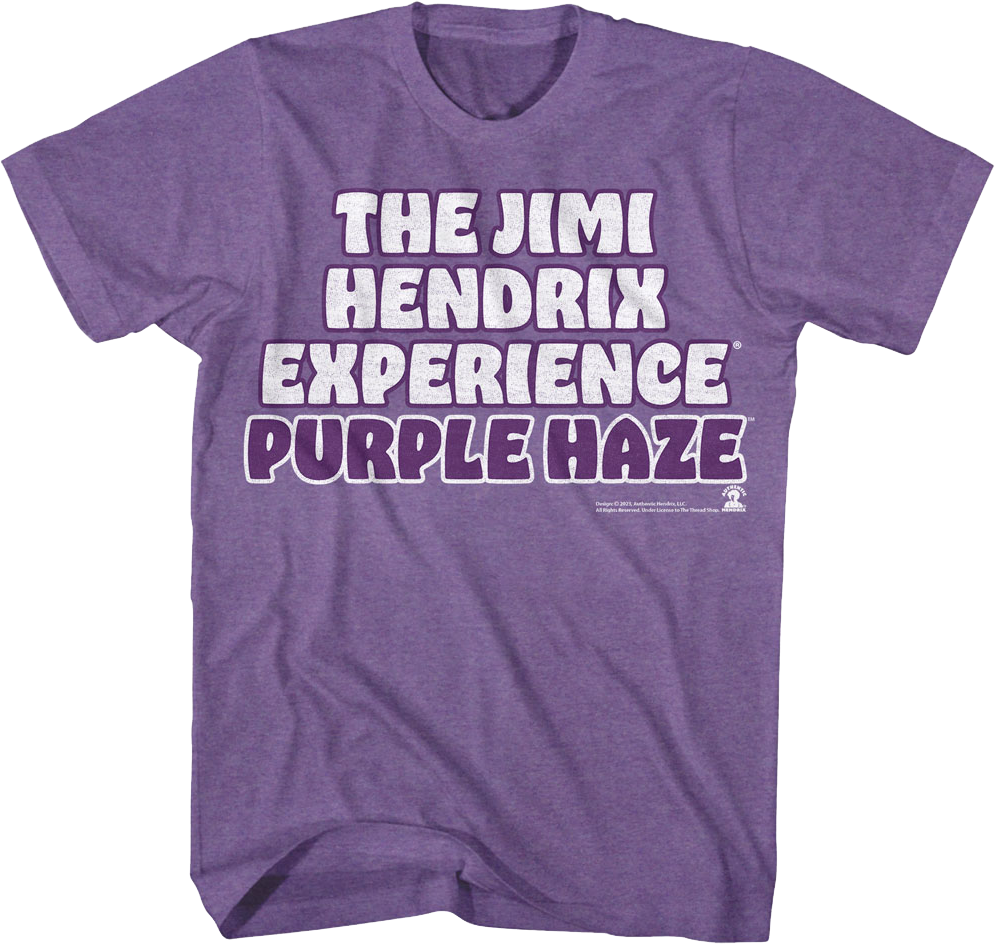 Purple Haze The Jimi Hendrix Experience T-Shirt