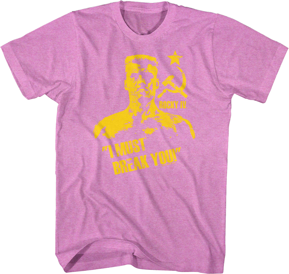 Purple Ivan Drago Rocky T-Shirt